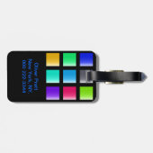 Moderne monogram 22 bagagelabel (Achterkant horizontaal)