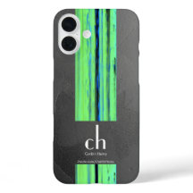Moderne Monogram Abstracte Textuur iPhone Hoes