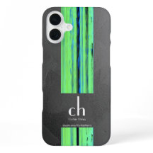 Moderne Monogram Abstracte Textuur iPhone Hoes