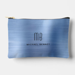Moderne Monogram Blauwe Etui