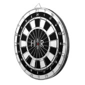 Moderne Monogram Dartbord (Voorkant Rechts)
