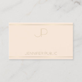 Moderne monogram Elegant Sjabloon Professional Visitekaartje