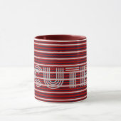 Moderne Monogram Gemêleerde Mok (Midden)