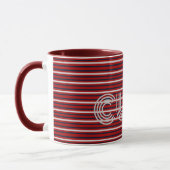 Moderne Monogram Gemêleerde Mok (Links)