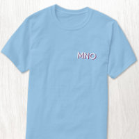 Moderne monogram Initialen Drop Shadow Crest