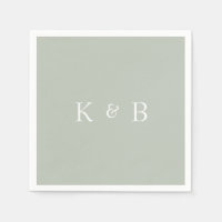 Moderne monogram lichte slak II Cocktail