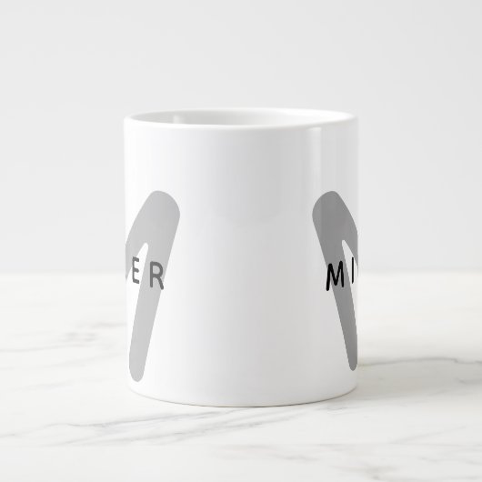 Moderne Monogram Miller Jumbo Mok (Voorkant)
