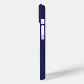 Moderne Monogram Naam Blauw Roze Case-Mate iPhone Case (Achterkant / Links)