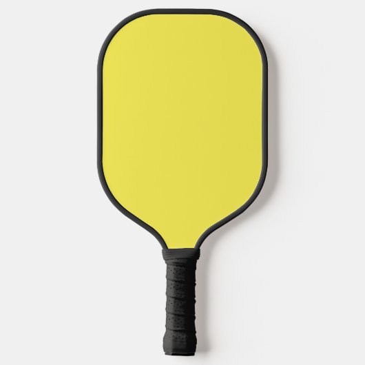 Moderne monogram Naam Geel Pickleball Paddle (Achterkant)