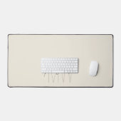 Moderne Monogram Naam Schrift Crème Bureaumat (Keyboard & Muis)