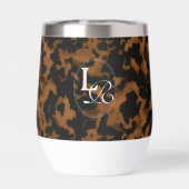 Moderne Monogram Schildpadprint (Achterkant)