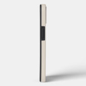 Moderne monogram script naam logo beige Case-Mate iPhone case (Achterkant / Rechts)