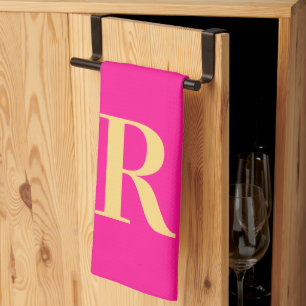 Moderne Monogram Theedoek