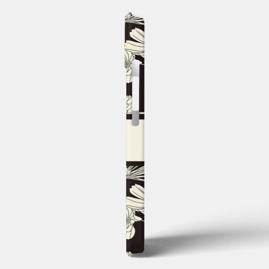 Moderne Monogramme coques ipad floraux (Verso / Gauche)