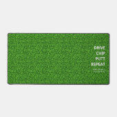 Moderne Monogramme Golfer Grass vert amusant (Recto)