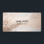 Moderne, Monogramme, Salon, Parties scintillant (I<br><div class="desc">Moderne,  Monogramme,  Salon,  Parties scintillant (Imiter) Design. Spécifique au client,  modifiez votre nom en quelques secondes.</div>