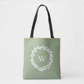 Moderne monogrammed Canvas tas (Voorkant)