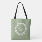 Moderne monogrammed Canvas tas (Achterkant)
