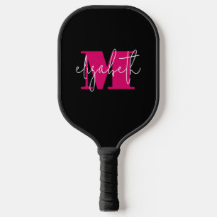 Moderne monogrammen pickleball paddle