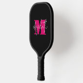 Moderne monogrammen pickleball paddle (Links)