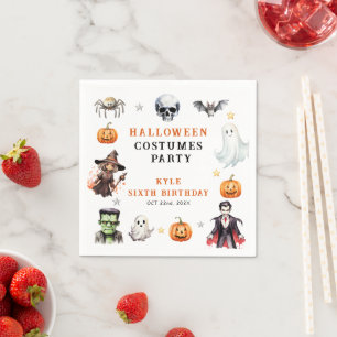 Moderne Monsters Halloween Kostuums Verjaardagsfee Servet