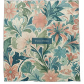 Moderne morris kunst douchegordijn (Voorkant)