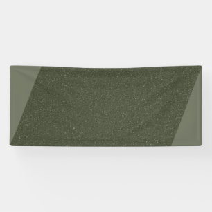 Moderne mosgroene banner – aanpasbaar ontwerp