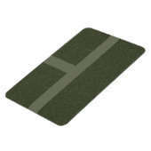 Moderne Moss Green Grid Magnet – Magneet (Linkerzijde)