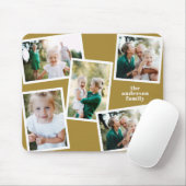 Moderne mosterd voor multi-foto's muismat (Met muis)