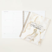 Moderne Motif Mariage Faux Marbre Doré (Devant avec enveloppe)