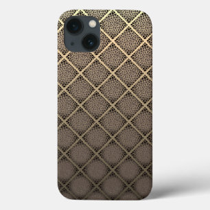 Moderne Mozaïek Diamanten Dierenprint iPhone 13 Hoesje