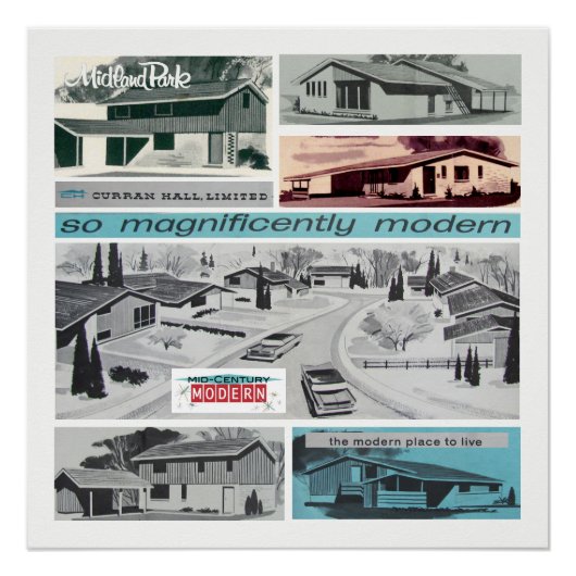  moderne mozaïek perfect poster (Voorkant)