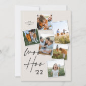 Moderne multi foto roest kerst nieuwjaar (Voorkant)