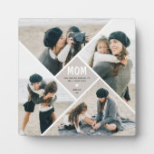 Moderne Multi-Photo Collage MOM-cadeau Fotoplaat (Voorkant)