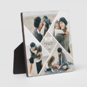 Moderne Multi-Photo Collage MOM-cadeau Fotoplaat (Voorkant)