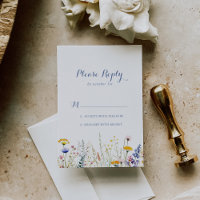 Moderne Multicolor Wildflower RSVP