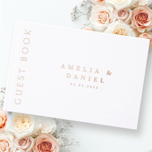 Moderne n n'importe quelle couleur nom de mariage 