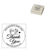 Moderne naaiwerk Hartelijk dank Rubberstempel (Gestempeld)