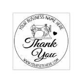 Moderne naaiwerk Hartelijk dank Rubberstempel (Afrduk)