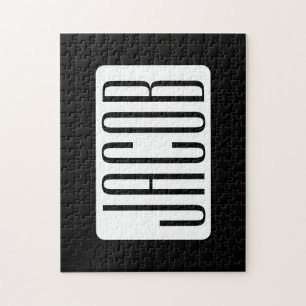 Moderne Naam of bewerkbare Merknaam voor Bedrijf Legpuzzel