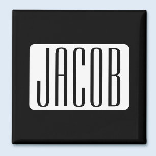 Moderne Naam of bewerkbare Merknaam voor Bedrijf Magneet