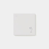 Moderne Nachtelijke Schedel Esthetiek/Nachtlampje Post-it® Notes (Voorkant)