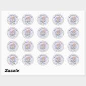 Moderne nagels zakelijk script typografie sticker (Vel)