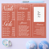 Moderne nagelservicesessie brochure flyer (Enkel)