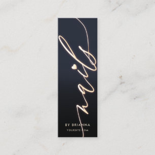 Moderne Nail Artist Manicure Specialist Nagels Sal Mini Visitekaartje