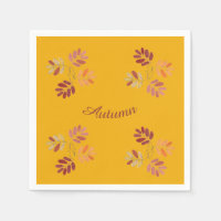 Moderne najaarskleuren laten papier droog napt