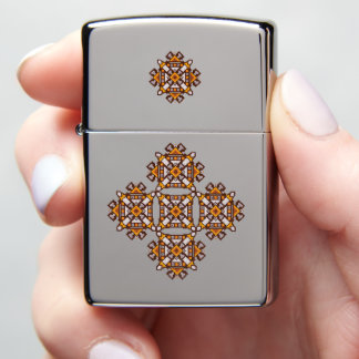 Moderne namaak-borduurwerk geometrisch patroon