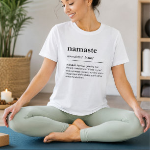 Moderne Namaste Meditatie Yoga Spiritueel T-shirt
