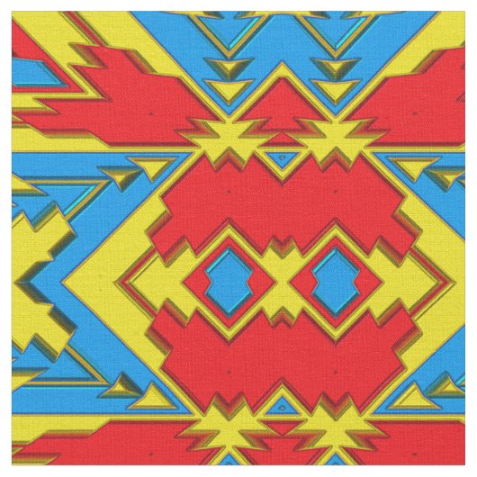 Moderne Native American 12 Custom Stof (Close Up)
