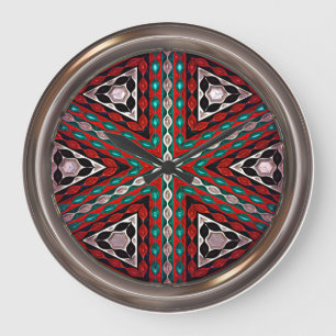 Moderne Native American 14-klok Grote Klok
